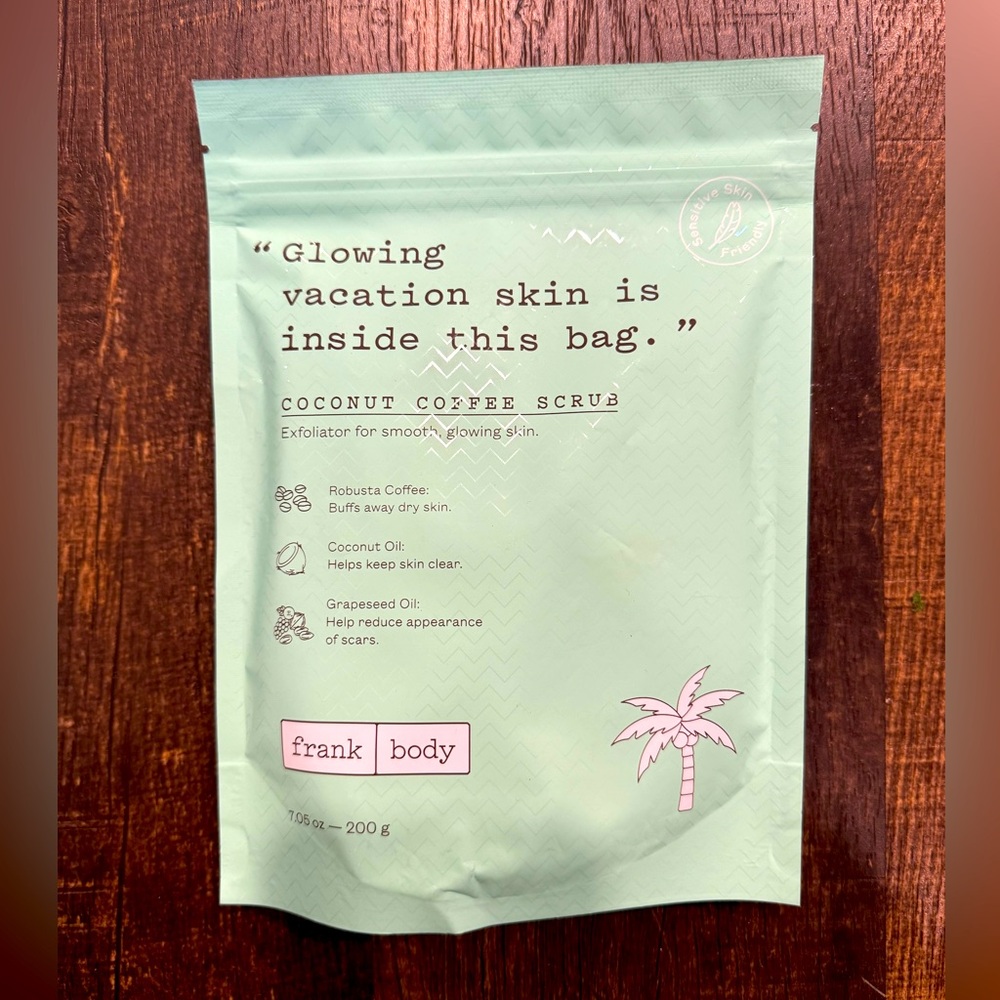 Frank body coconut coffee scrub